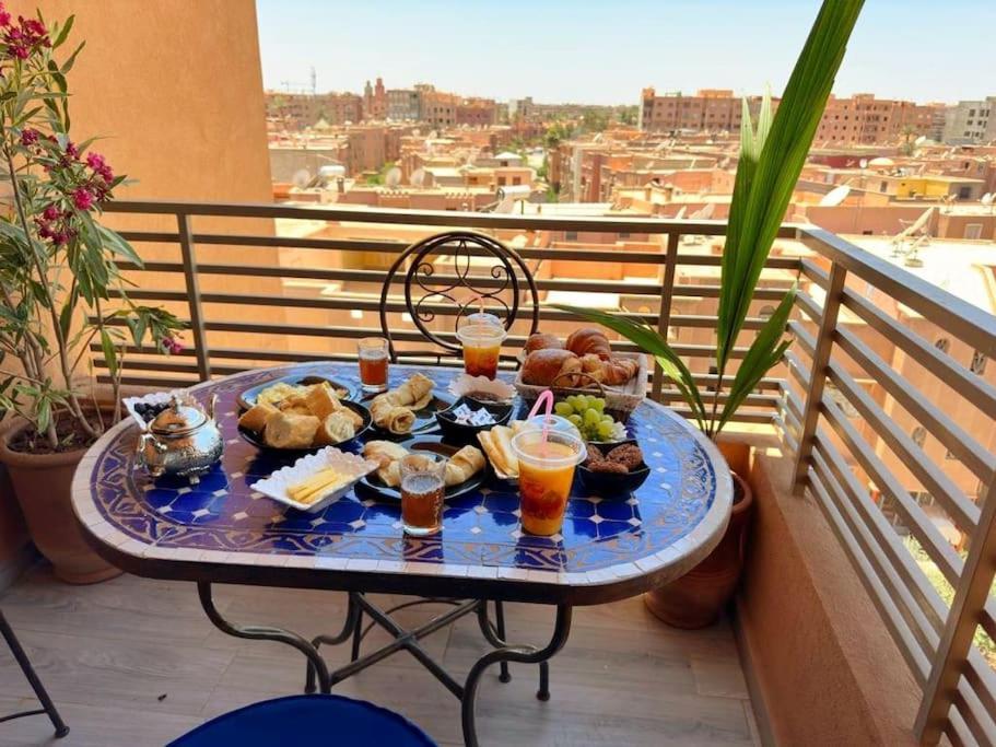 Appart Majorelle Terrasse Wifi Centre Ville Marrakesh Bagian luar foto