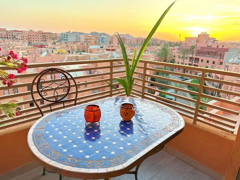 Appart Majorelle Terrasse Wifi Centre Ville Marrakesh Bagian luar foto