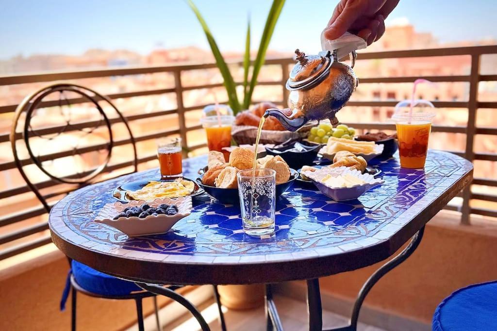 Appart Majorelle Terrasse Wifi Centre Ville Marrakesh Bagian luar foto